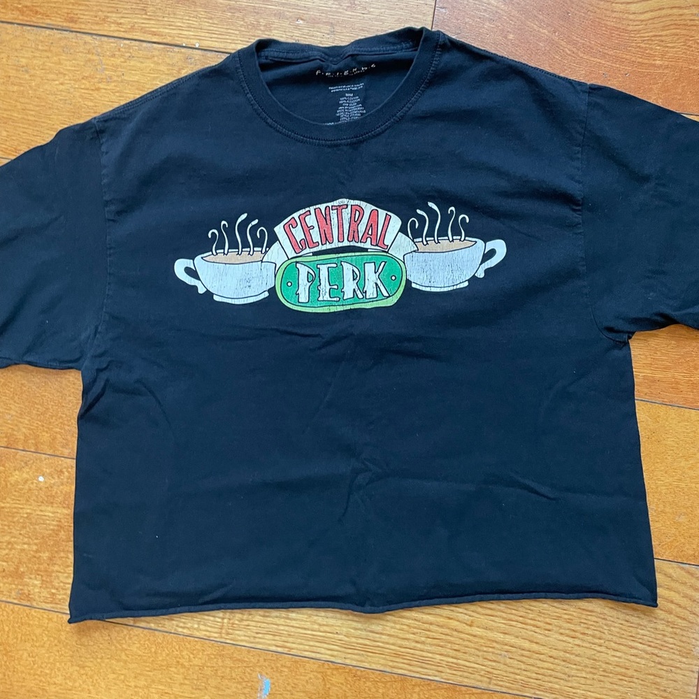 FRIENDS Brand Black Crop Top